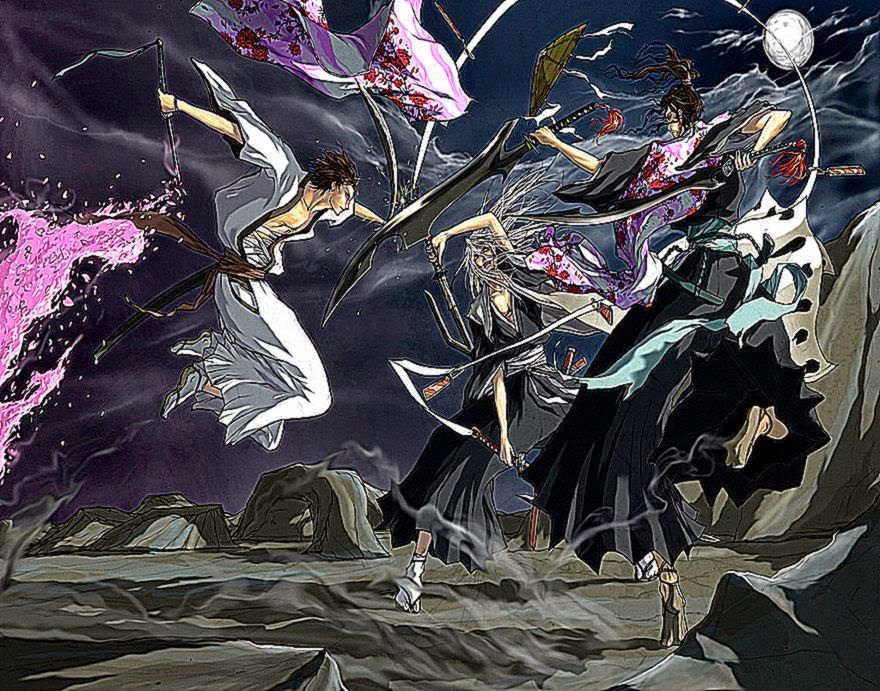 Bleach Wallpaper Desktop Anime Wallpaper Amp Pictures - Bleach Fighting - HD Wallpaper 