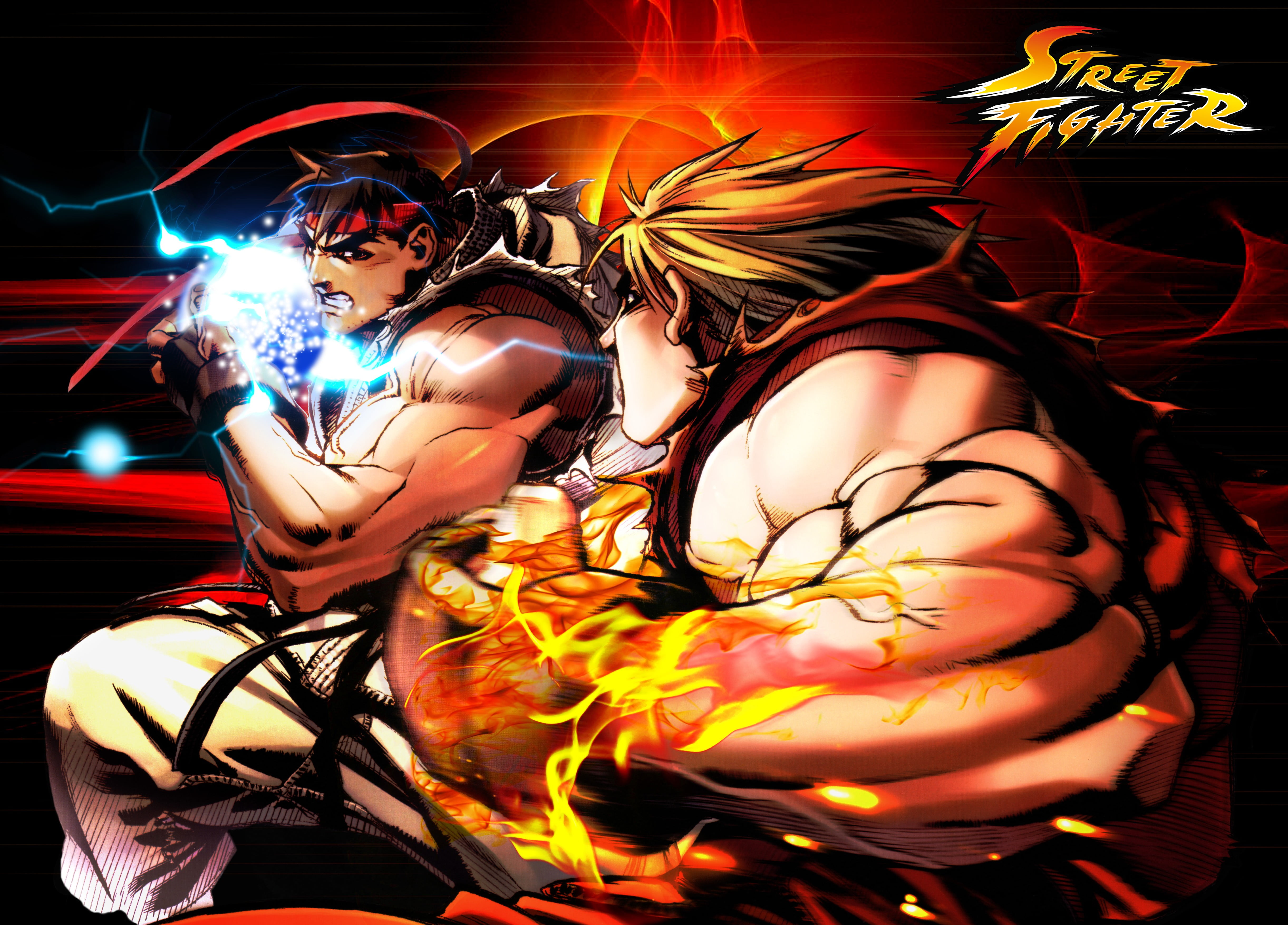 Ryu Y Ken Street Fighter - HD Wallpaper 