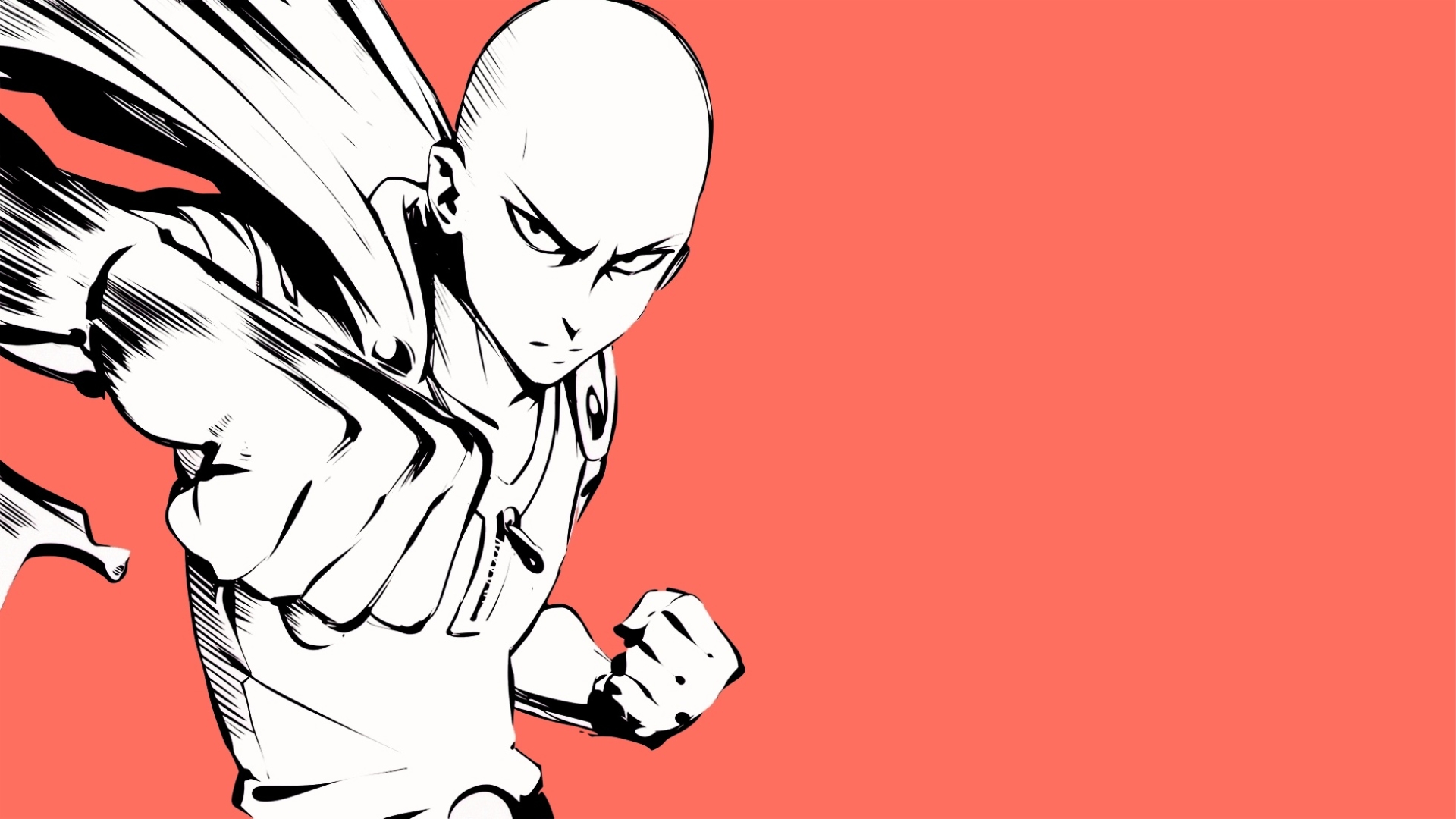 Wallpaper Of Anime, One-punch Man - Saitama Strong - HD Wallpaper 