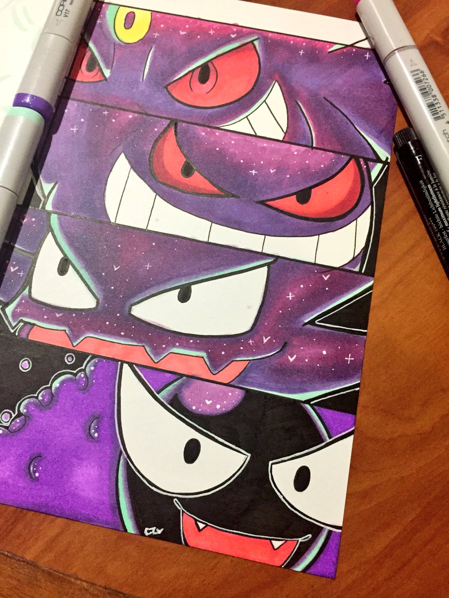 Gengar Haunter Gastly Mega Gengar - HD Wallpaper 