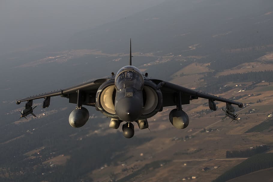 Fighter Plane Flying On Air, Av-8b Harrier Ii, Jet, - Av 8b Harrier Ii - HD Wallpaper 