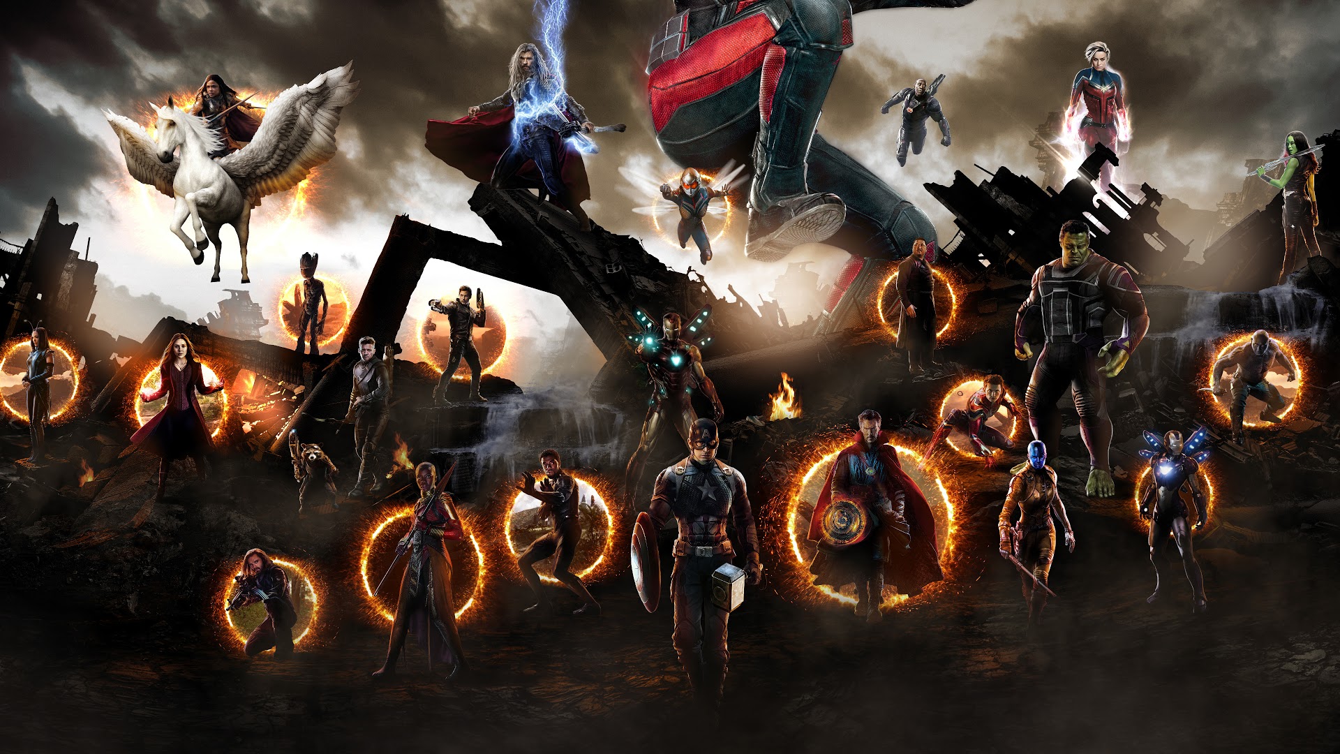 Endgame, Final Battle, 4k, - Avengers Endgame Final Battle - HD Wallpaper 