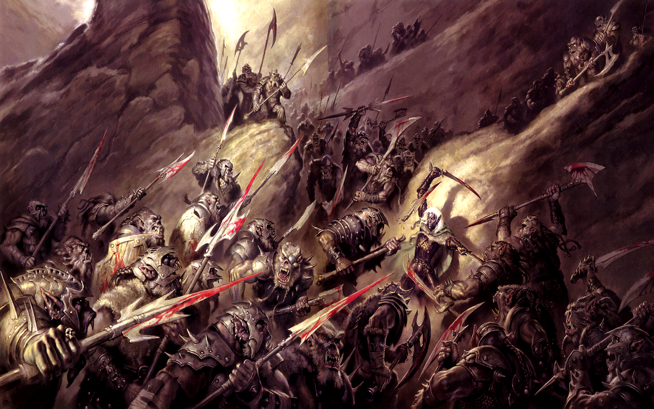 Fantasy Battle Wallpaper Hd - HD Wallpaper 