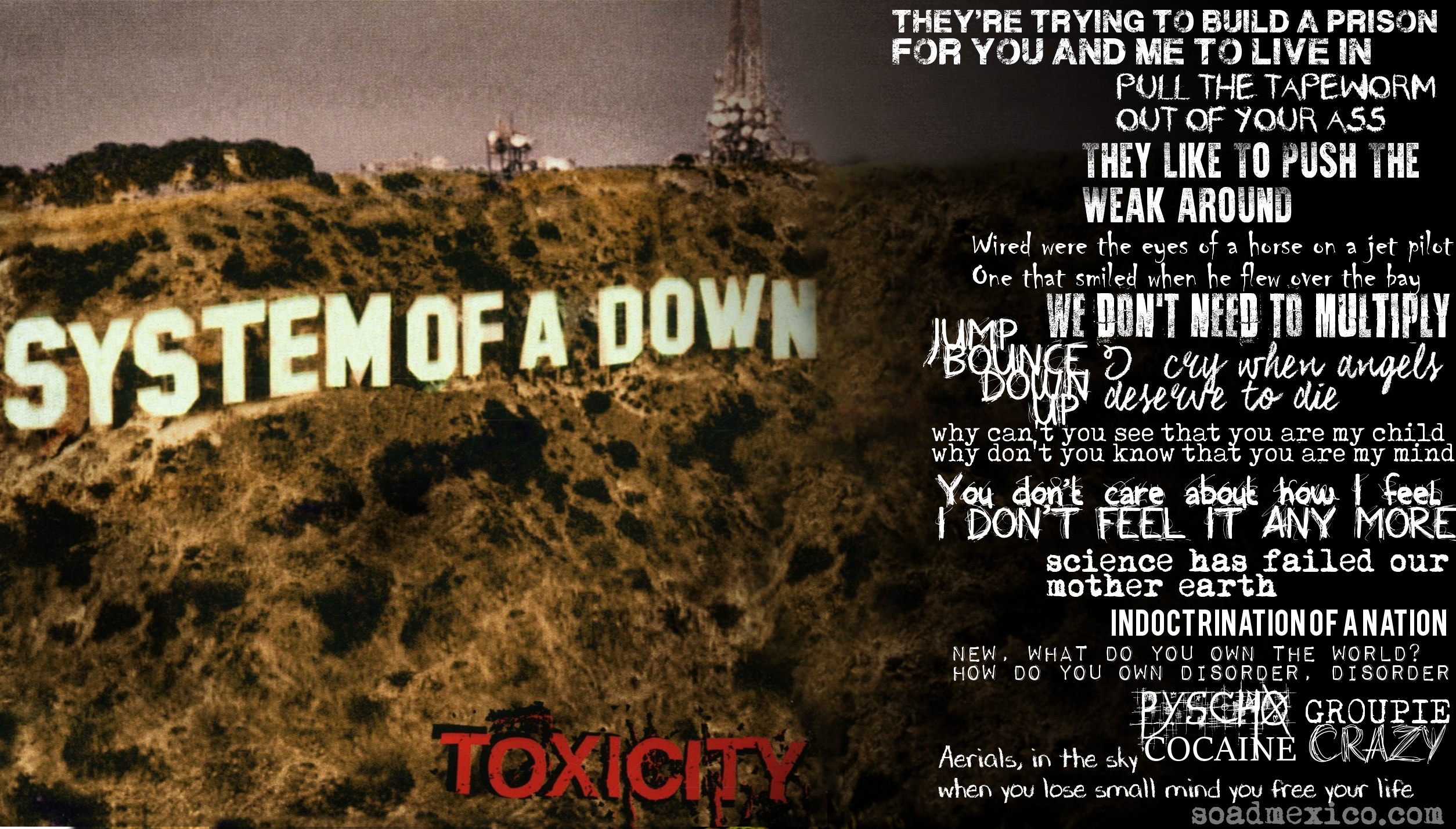 System Of A Down Toxicity - HD Wallpaper 