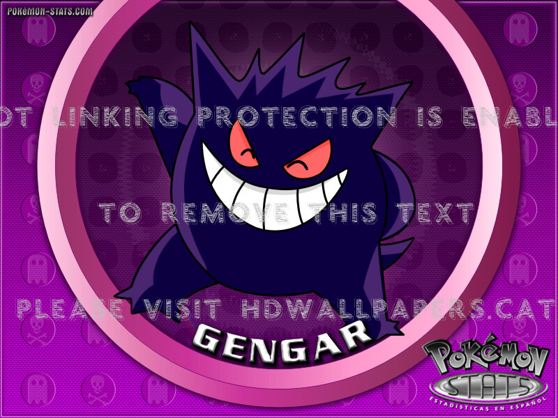 Gengar You Tricky Pokemon Ghost Anime - Pokemon - HD Wallpaper 