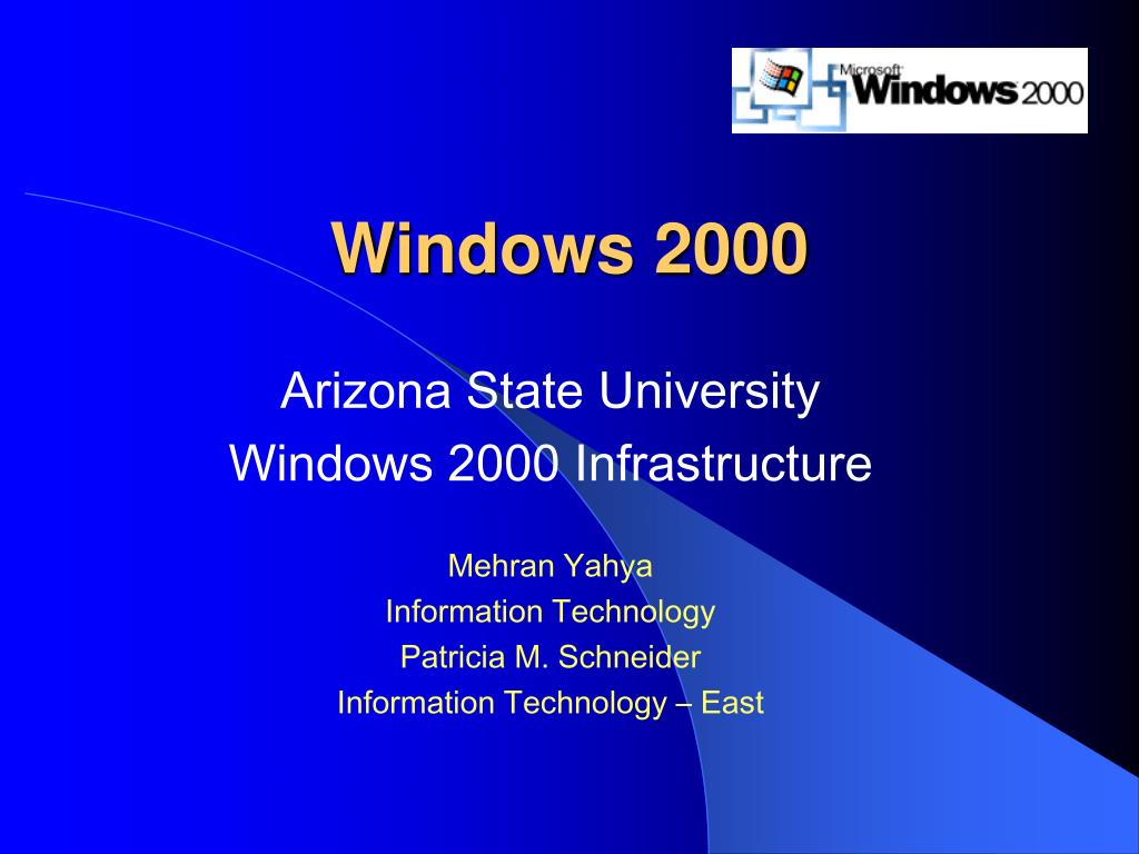 Windows 2000 - HD Wallpaper 