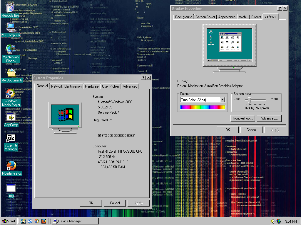 Aaa0st9 - Windows 2000 32 Bit Color - HD Wallpaper 