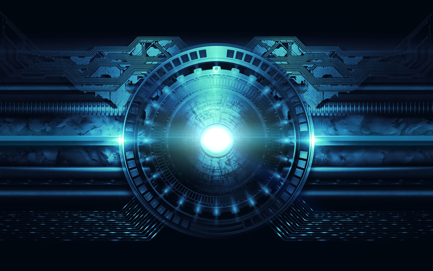 Kiiboodo Oni Wallpaper - Blue And Black Machine - HD Wallpaper 