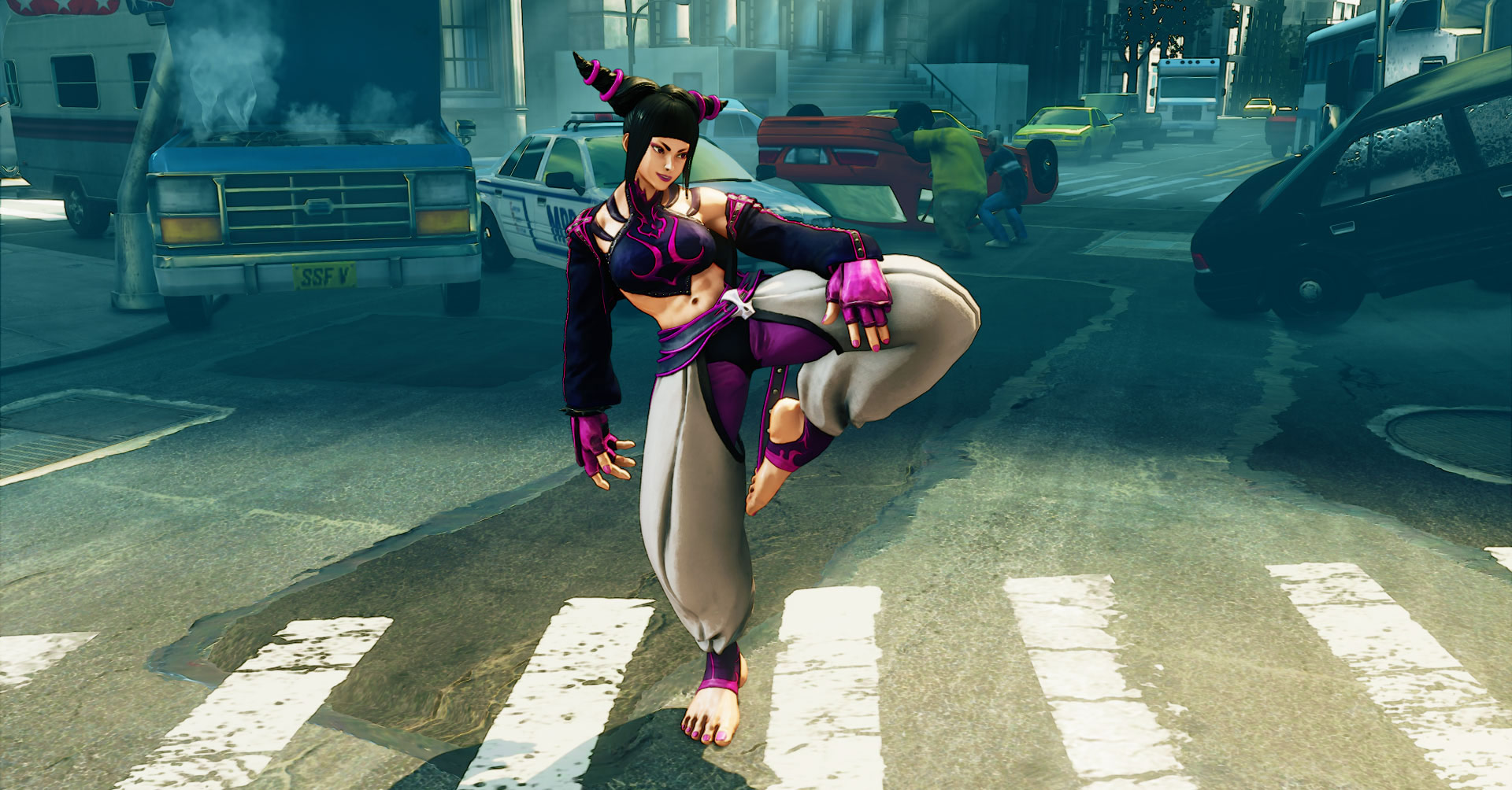 Sfv Juri Nostalgic Costume Evo2017 - Street Fighter 5 Juri Nostalgia Costume - HD Wallpaper 