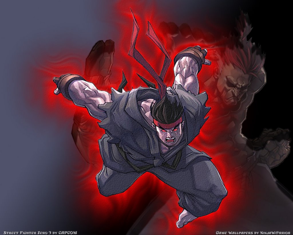 Street Fighter Ryu Dark Hadou - HD Wallpaper 