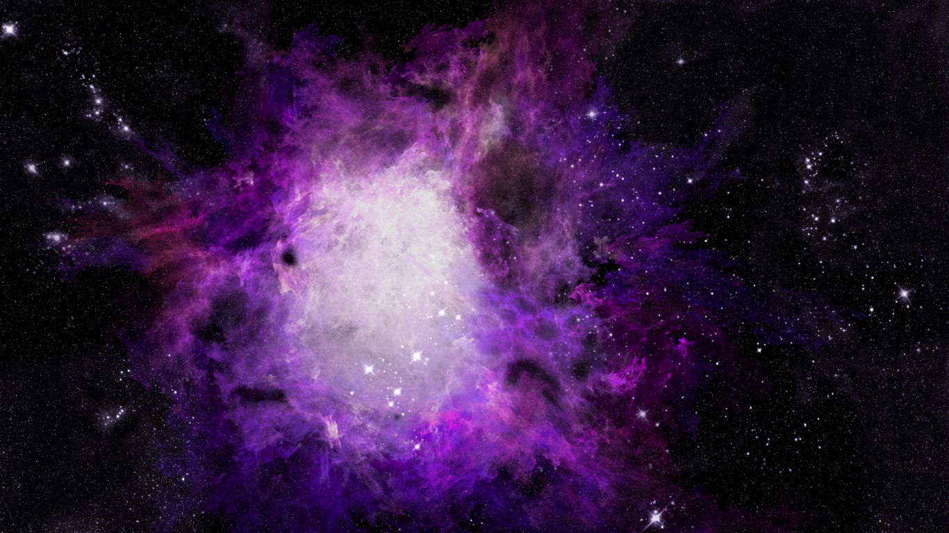 Purple And Black Universe - HD Wallpaper 