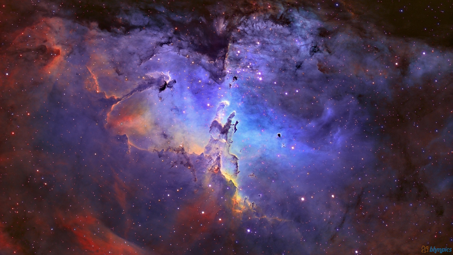 Orion Nebula Hd Desktop Wallpaper - High Resolution Orion Nebula - 1920X1080 Wallpaper - Teahub.io