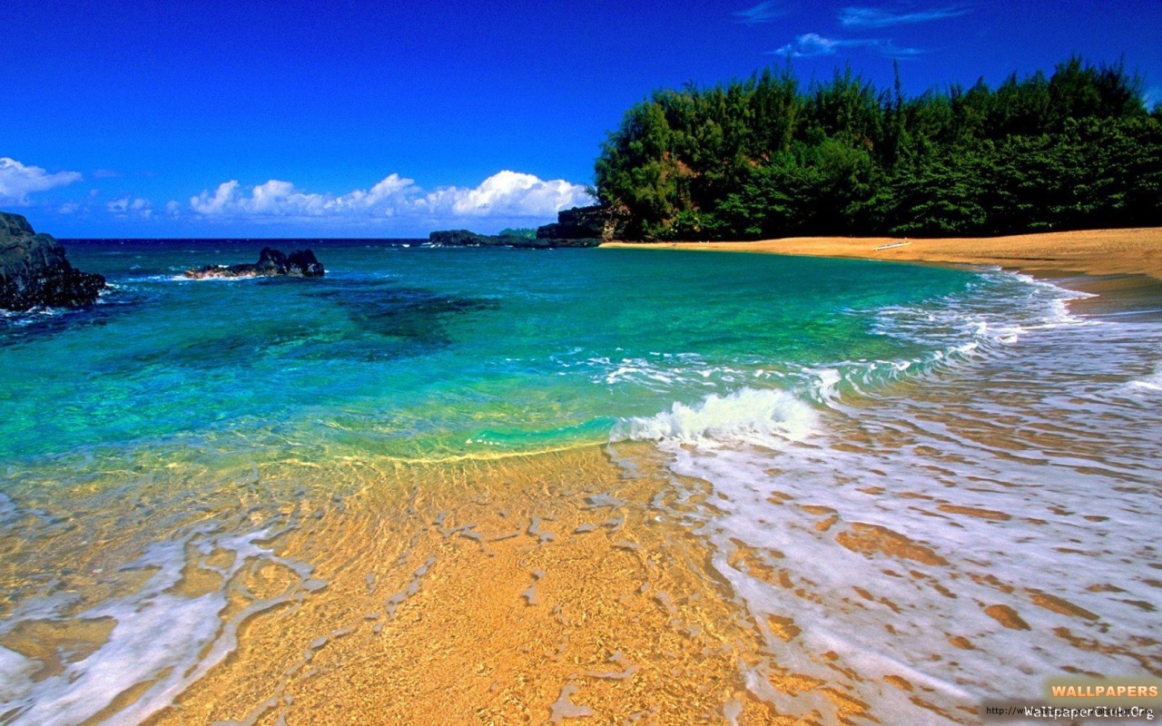 Hawaii Beautiful Romantic Beach - HD Wallpaper 
