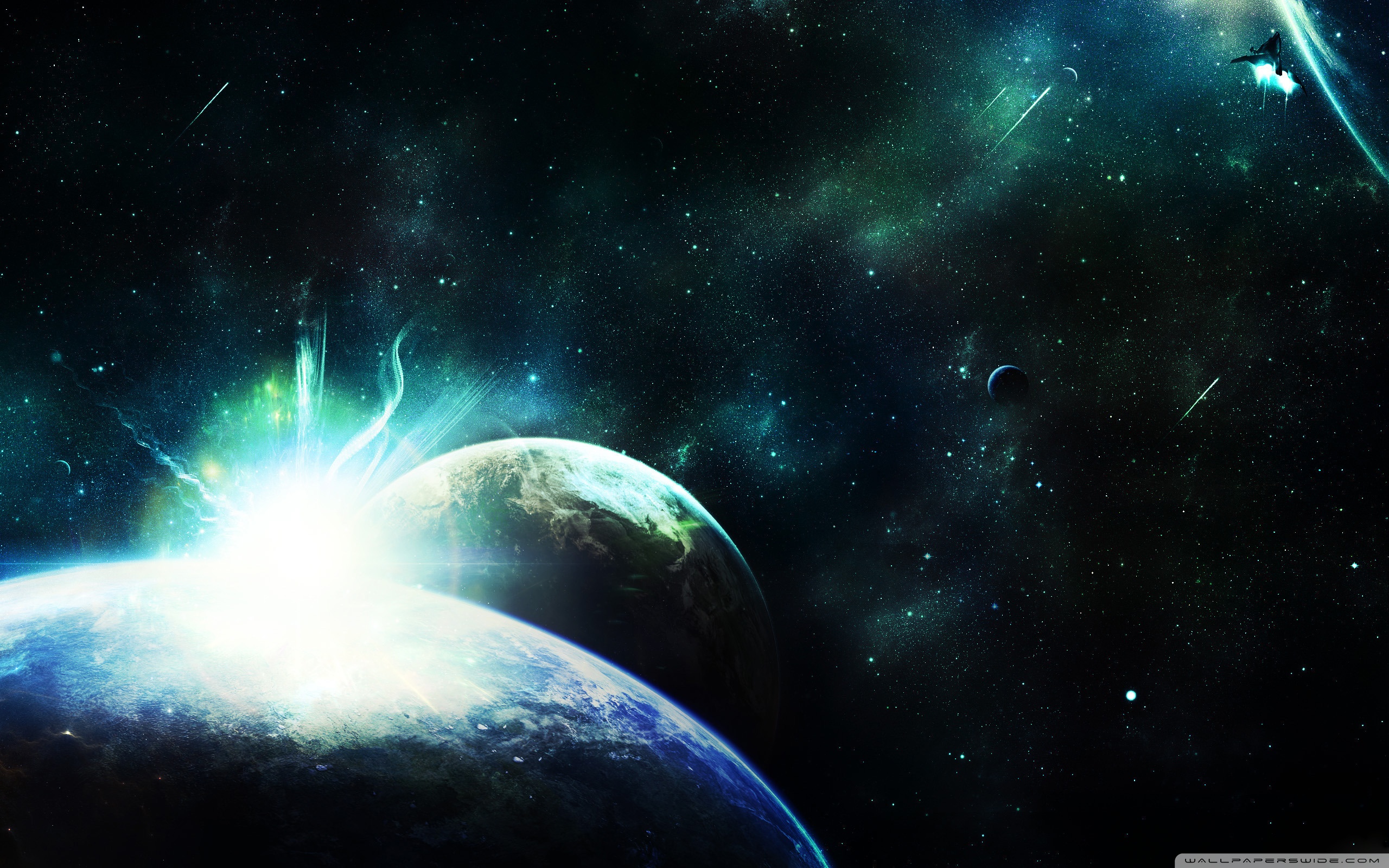 Asteroid Impact - HD Wallpaper 