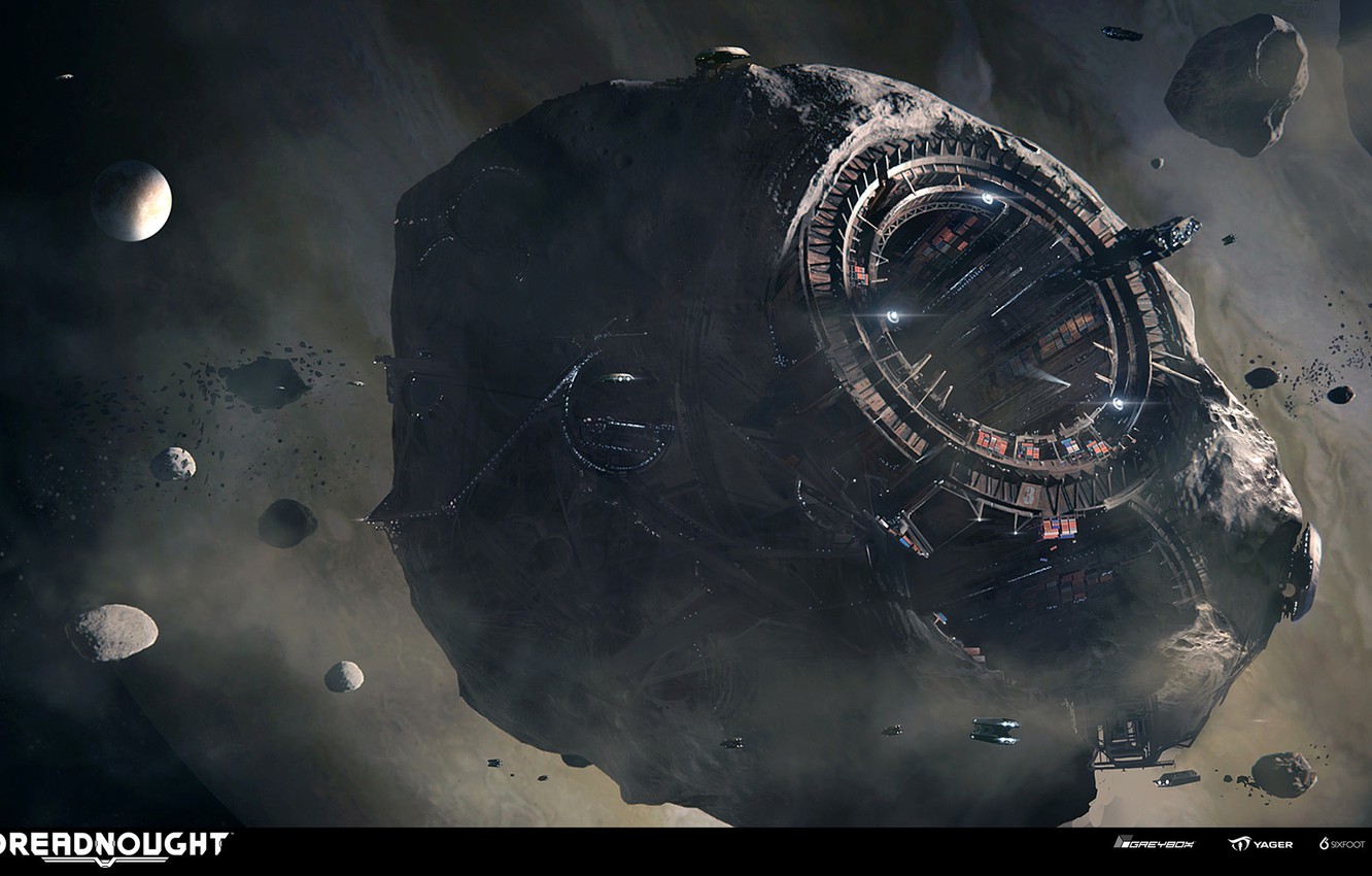 Photo Wallpaper Space, Planet, Asteroids, Asteroid, - Asteroid Dreadnought - HD Wallpaper 