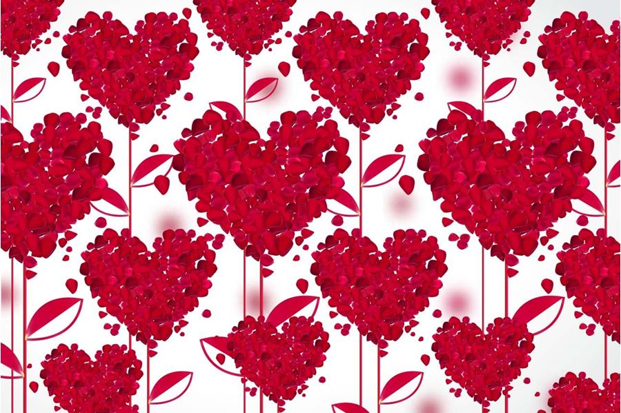 Heart Wallpaper - Heart Wallpaper Red Rose - HD Wallpaper 