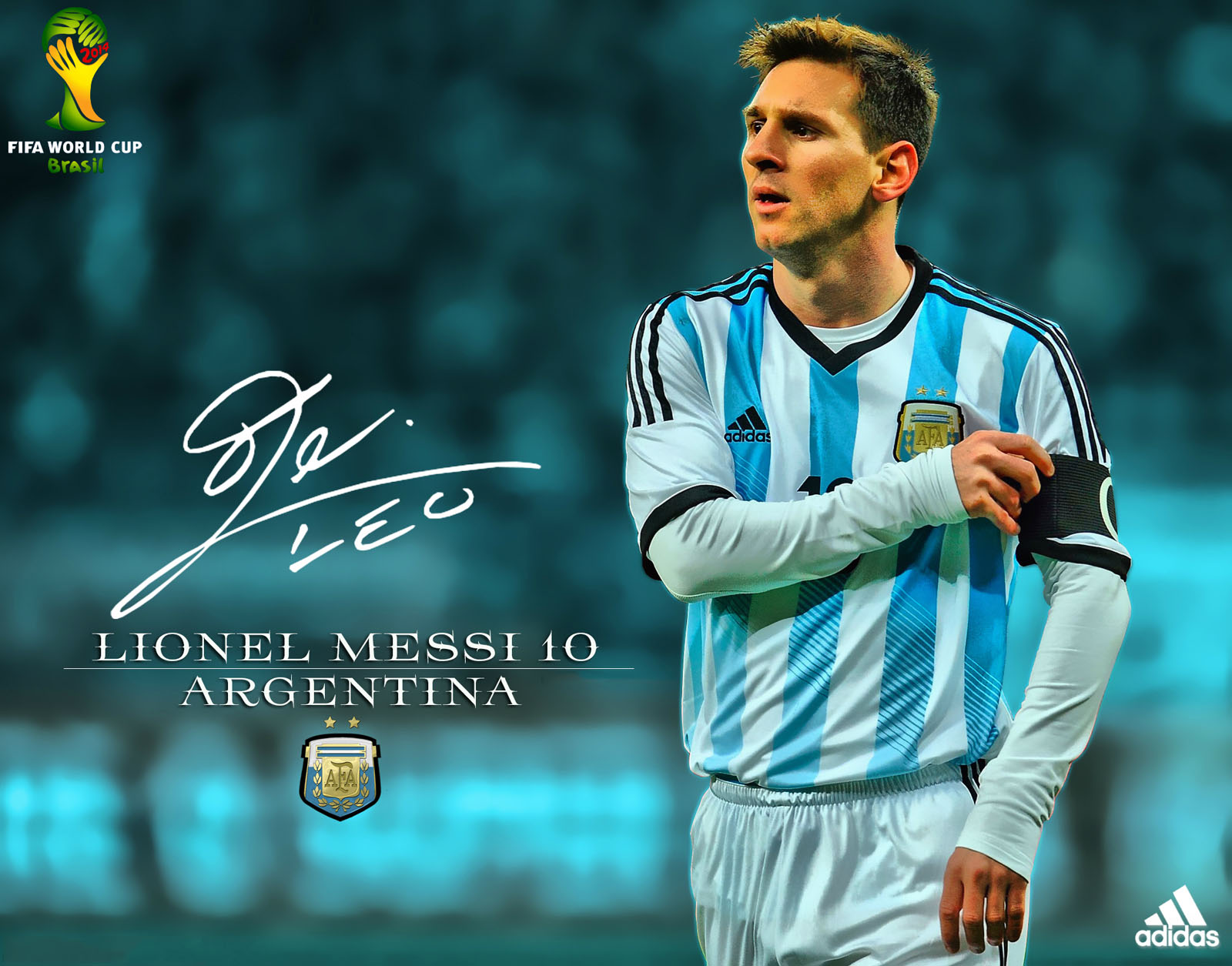 Lionel Messi Argentina Fifa World Cup 2014 Wallpaper - Argentina Lionel Messi - HD Wallpaper 