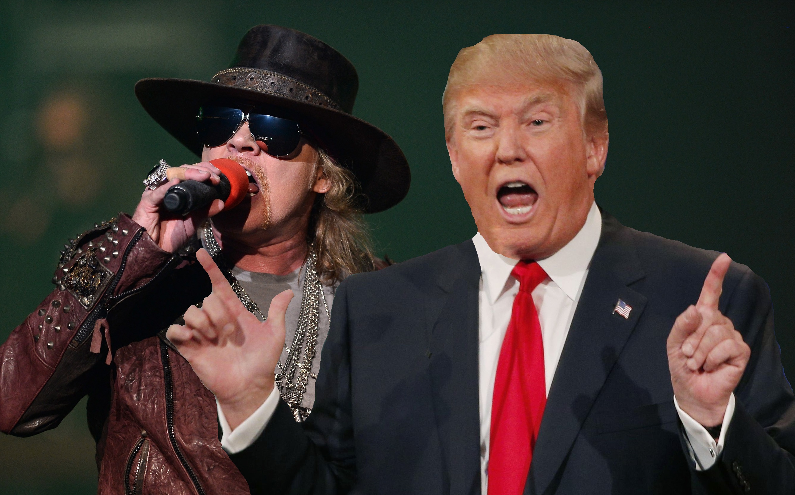 Hq Axl Rose Wallpapers - Donald Trump When He Was Mad - HD Wallpaper 