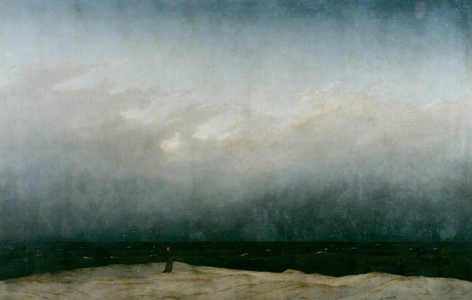 The Monk By The Sea - Caspar David Friedrich Monk By The Sea - HD Wallpaper 