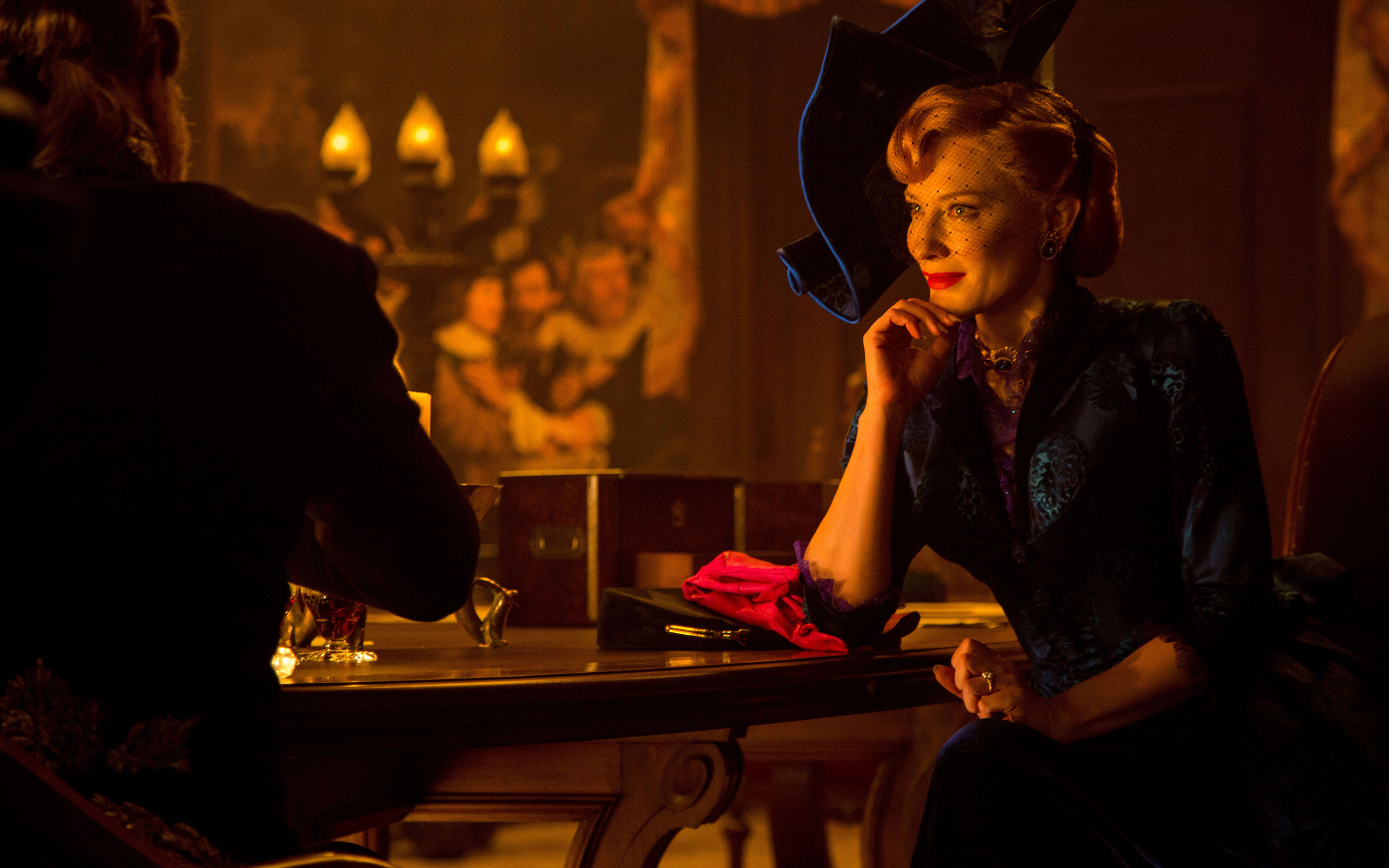 Cate Blanchett As Lady Tremaine In Cinderella Wallpaper - Cate Blanchett Lady Tremaine - HD Wallpaper 