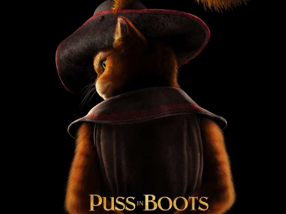 Download Mobile Wallpaper Cartoon, Puss In Boots For - Puss In Boots Cool - HD Wallpaper 