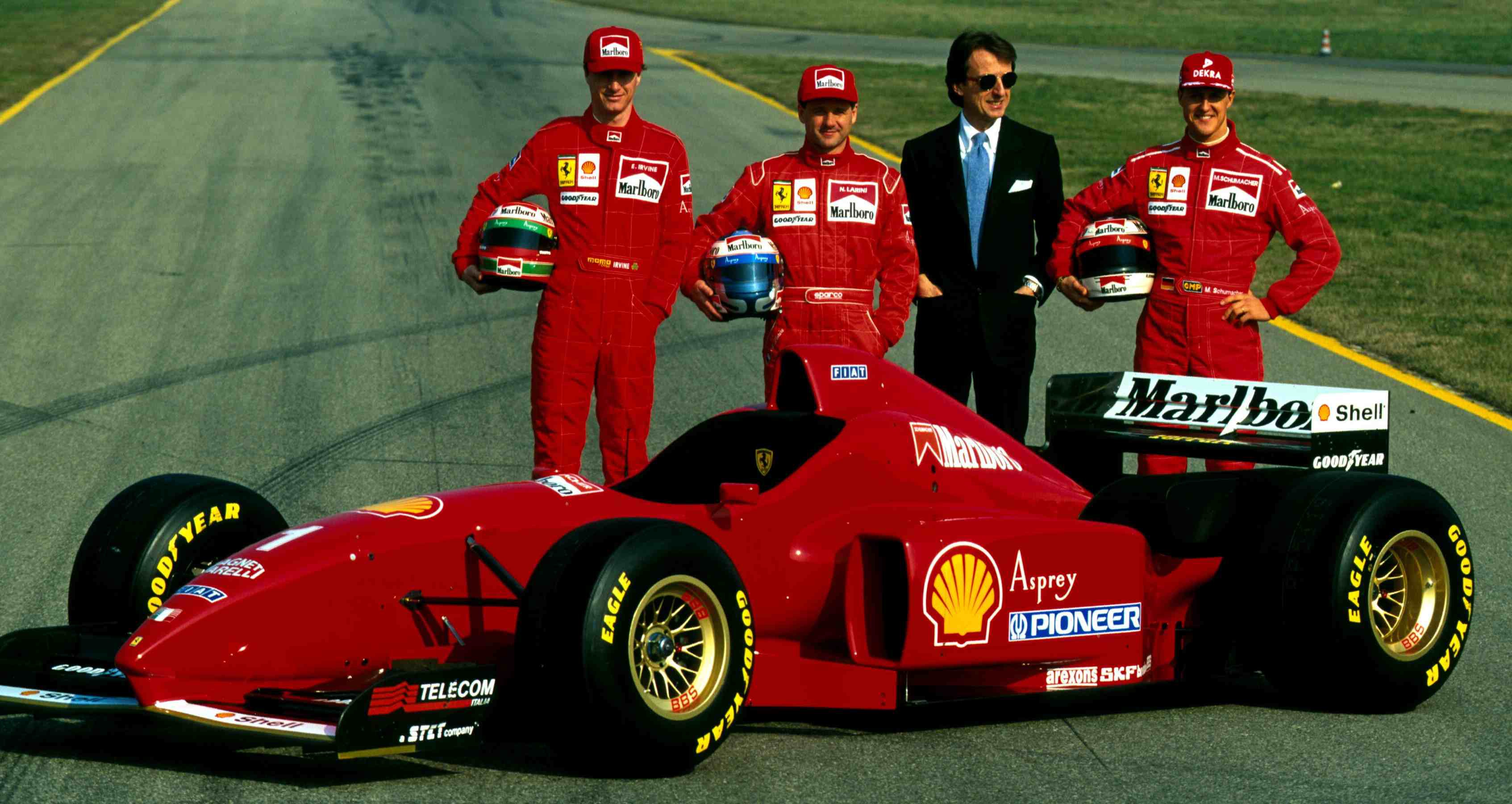 Michael Schumacher Computer Wallpaper - Michael Schumacher 1995 Ferrari -  3387x1802 Wallpaper 