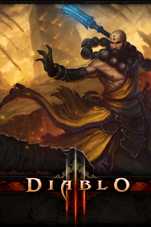 Diablo 3 Monk Art - HD Wallpaper 
