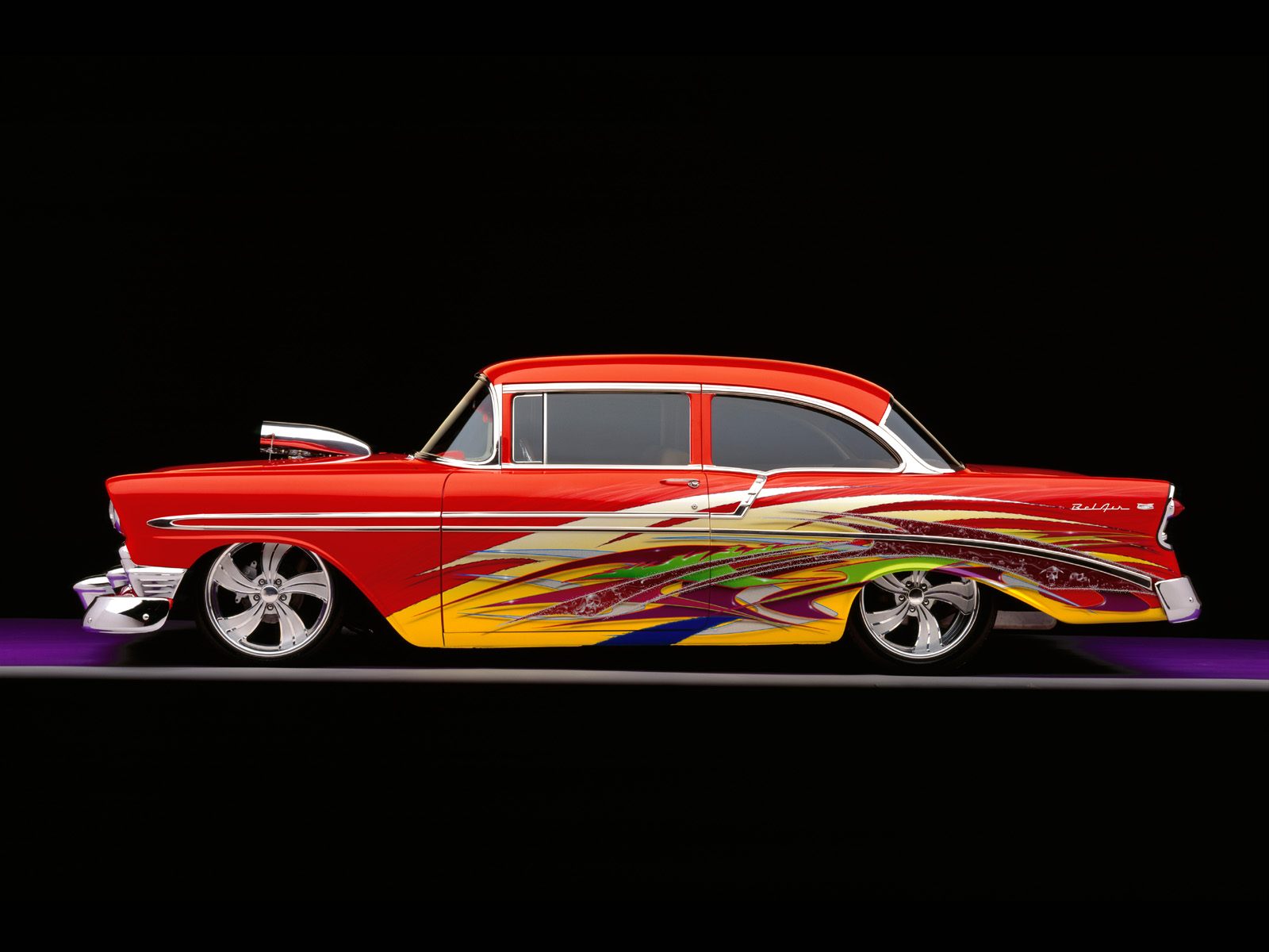 Chevy Bel Air - HD Wallpaper 