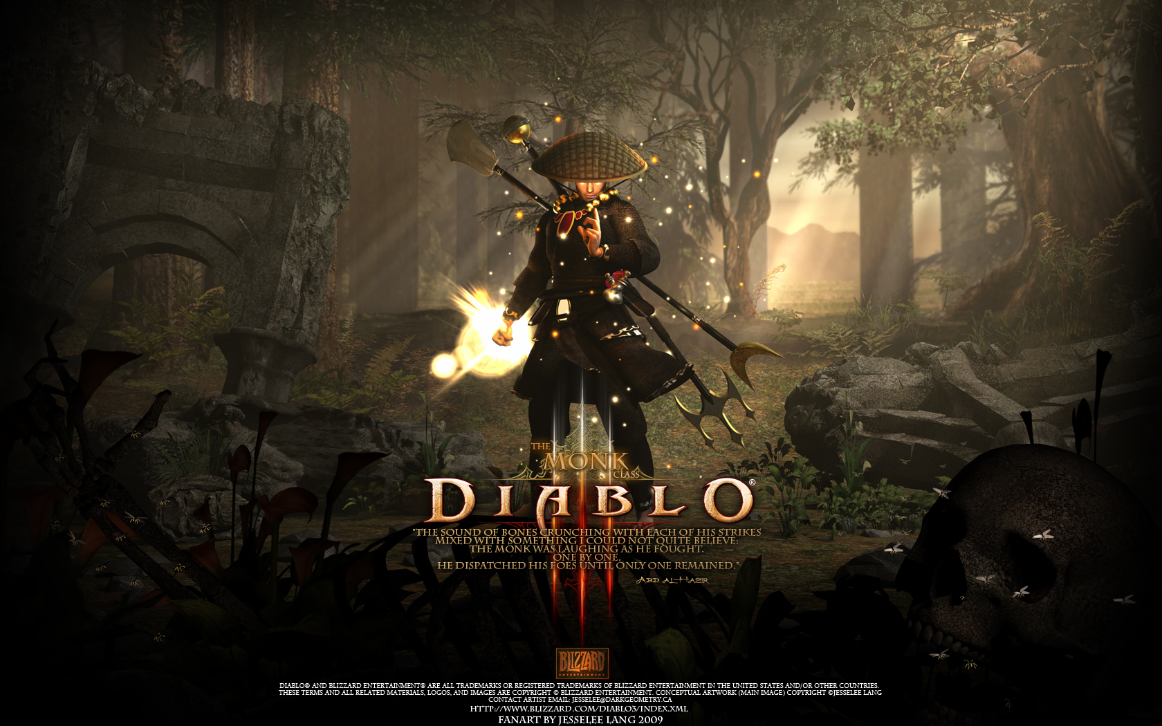 Diablo Monk Game Wallpaper Hd Download For Computer - Diablo 3 Monk Wallpaper Hd - HD Wallpaper 