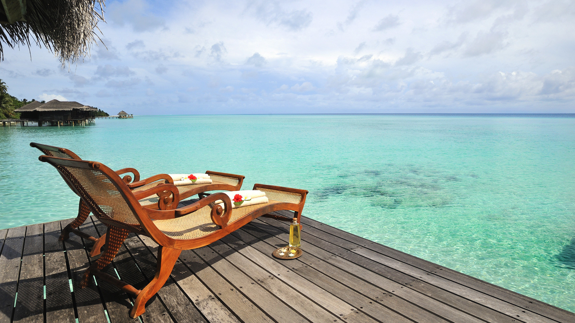 19x1080 Beach House Maldives Hd Wallpaper Beautiful Hd Ocean Facebook Covers 19x1080 Wallpaper Teahub Io