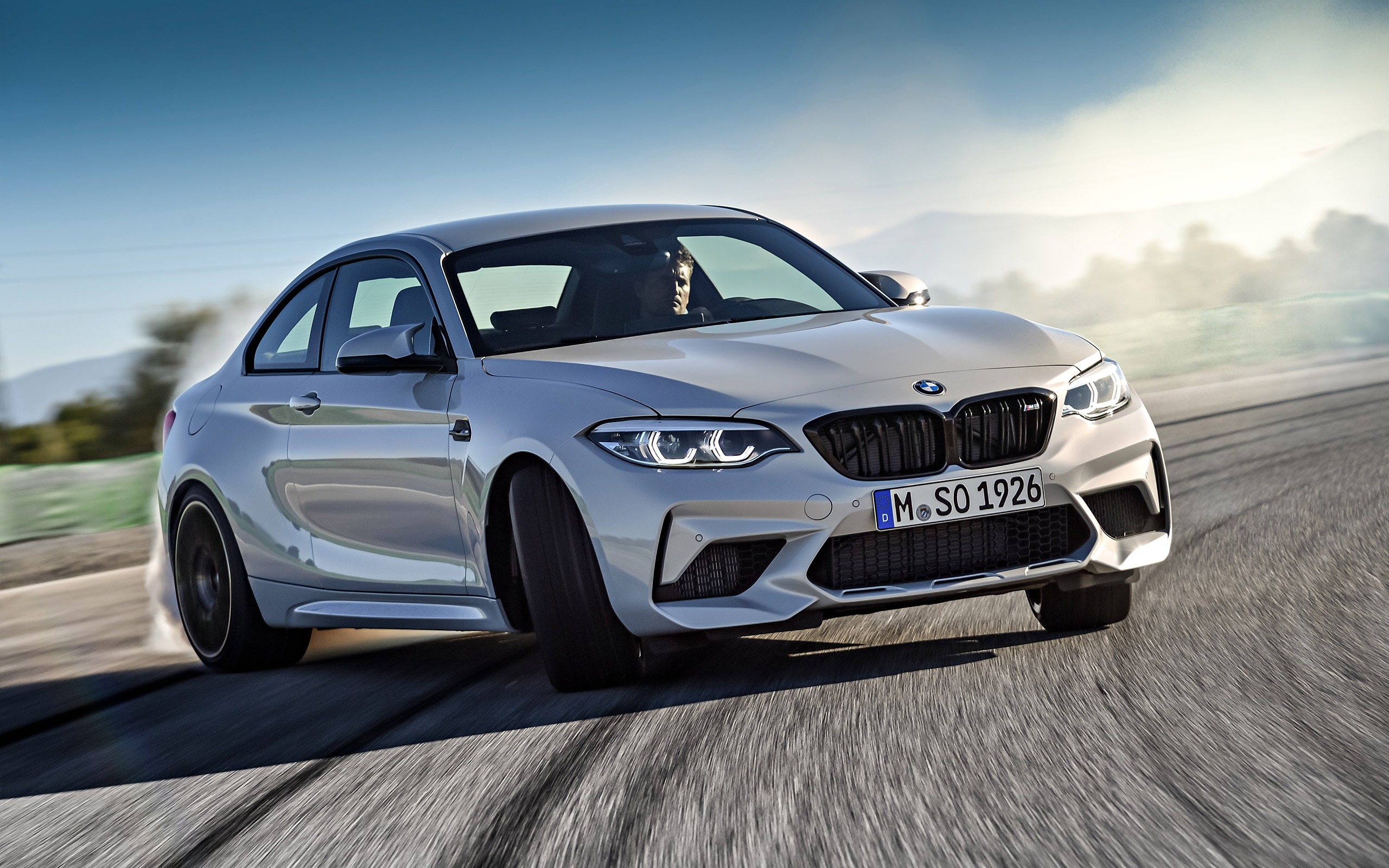 Bmw M2 Competition, 2019, Sports Coupe, Racing Track, - Bmw M2 - HD Wallpaper 