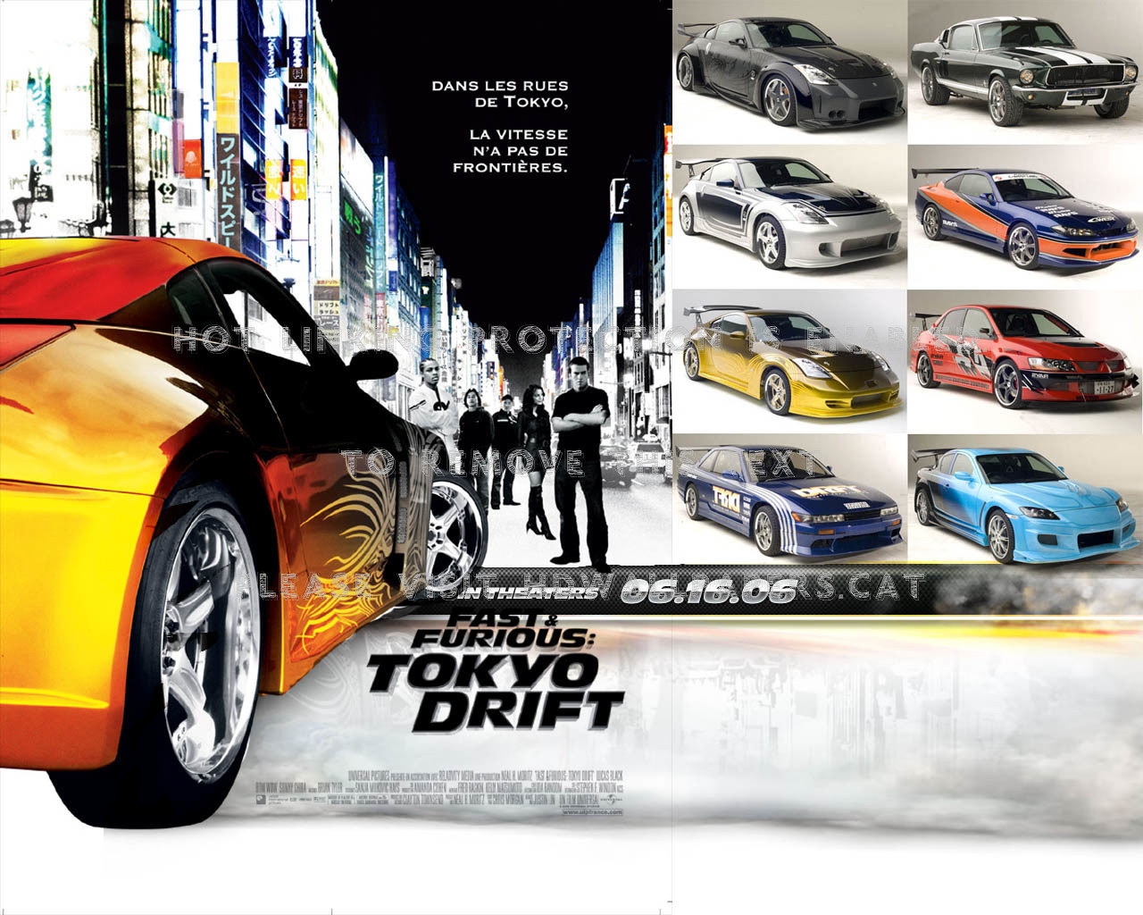 Tokyo Drift Hotrods Movie Races Action - Fast And Furious Tokyo Drift - HD Wallpaper 