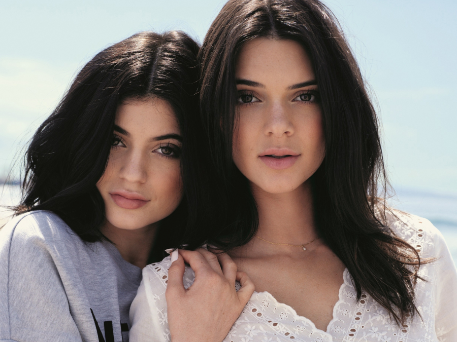 Wallpaper Kylie Jenner, Kendall Jenner, Models, Brunette, - Kendall Jenner E Kylie - HD Wallpaper 