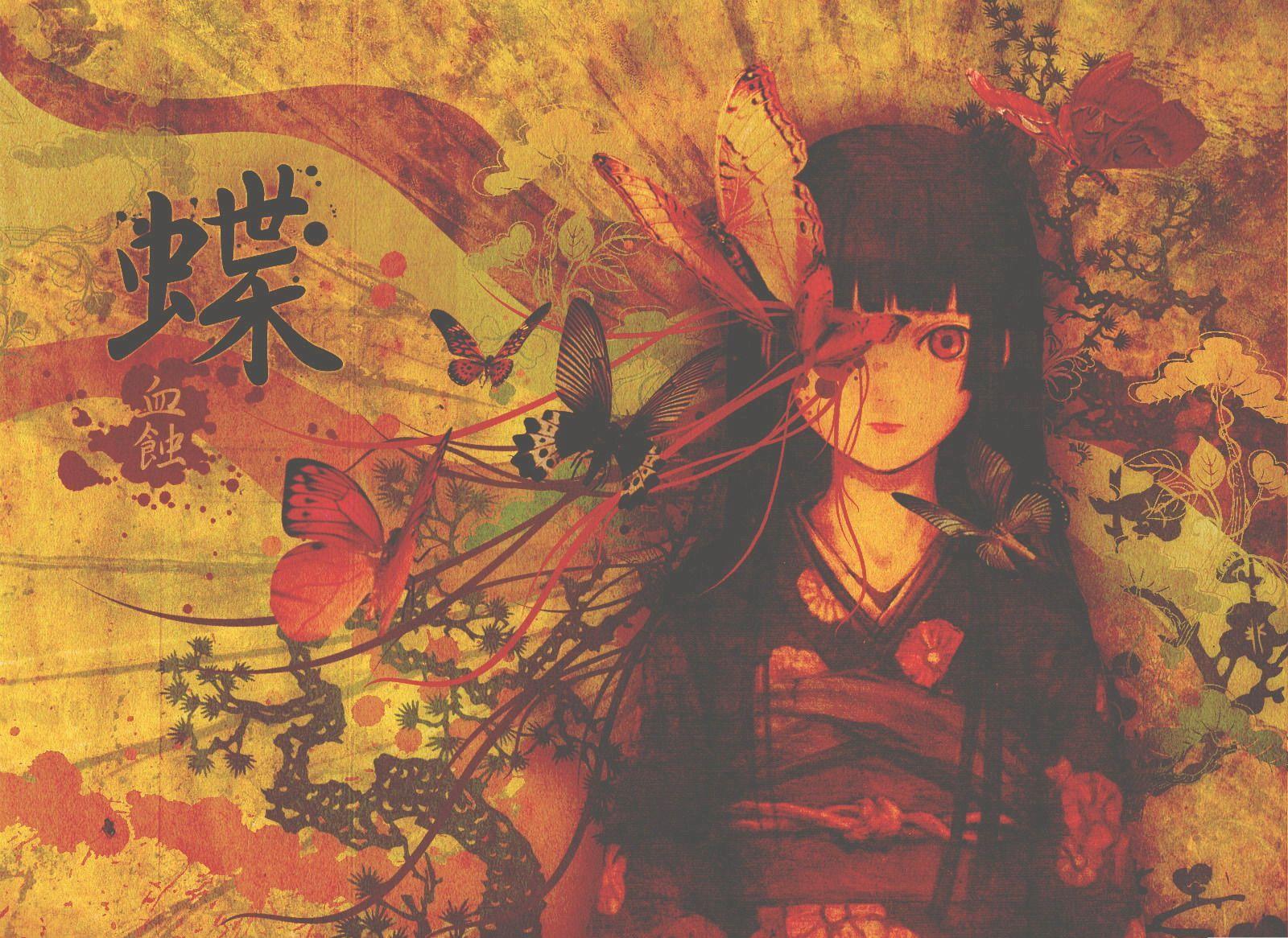 Yoshitoshi Abe Jigoku Shoujo - HD Wallpaper 