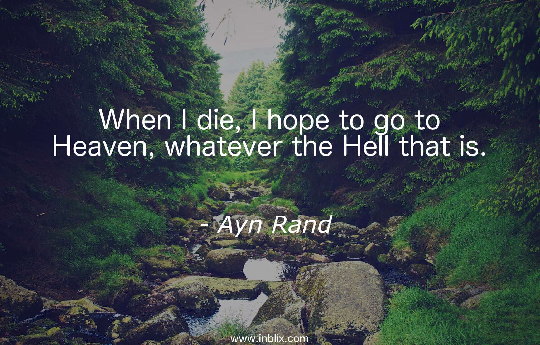 When I Die, I Hope To Go To Heaven, Whatever The Hell - High Resolution Rocks In A Riverr - HD Wallpaper 