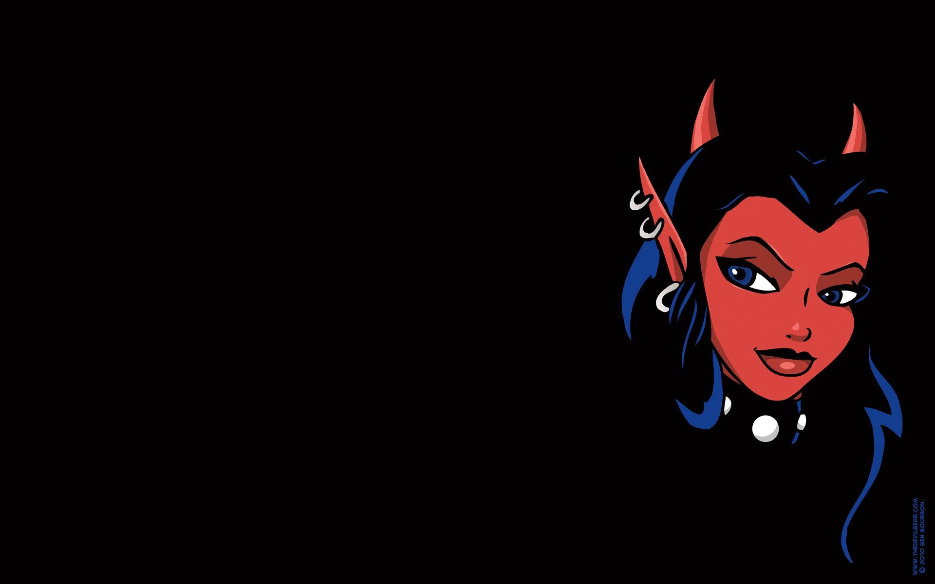 Cartoons Hell Jigoku Shoujo Lust Devil Bears Devil - Devil Girl - HD Wallpaper 