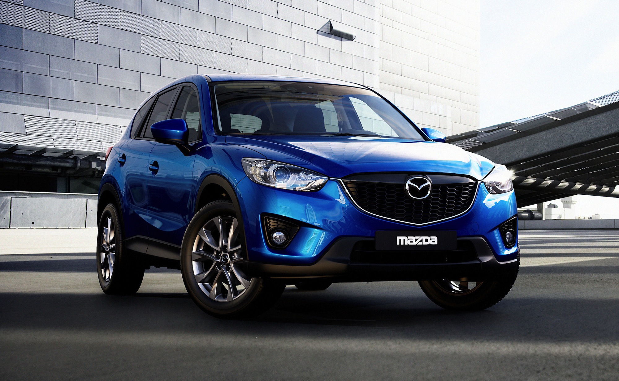 2017 Blue Mazda Cx 5 - HD Wallpaper 