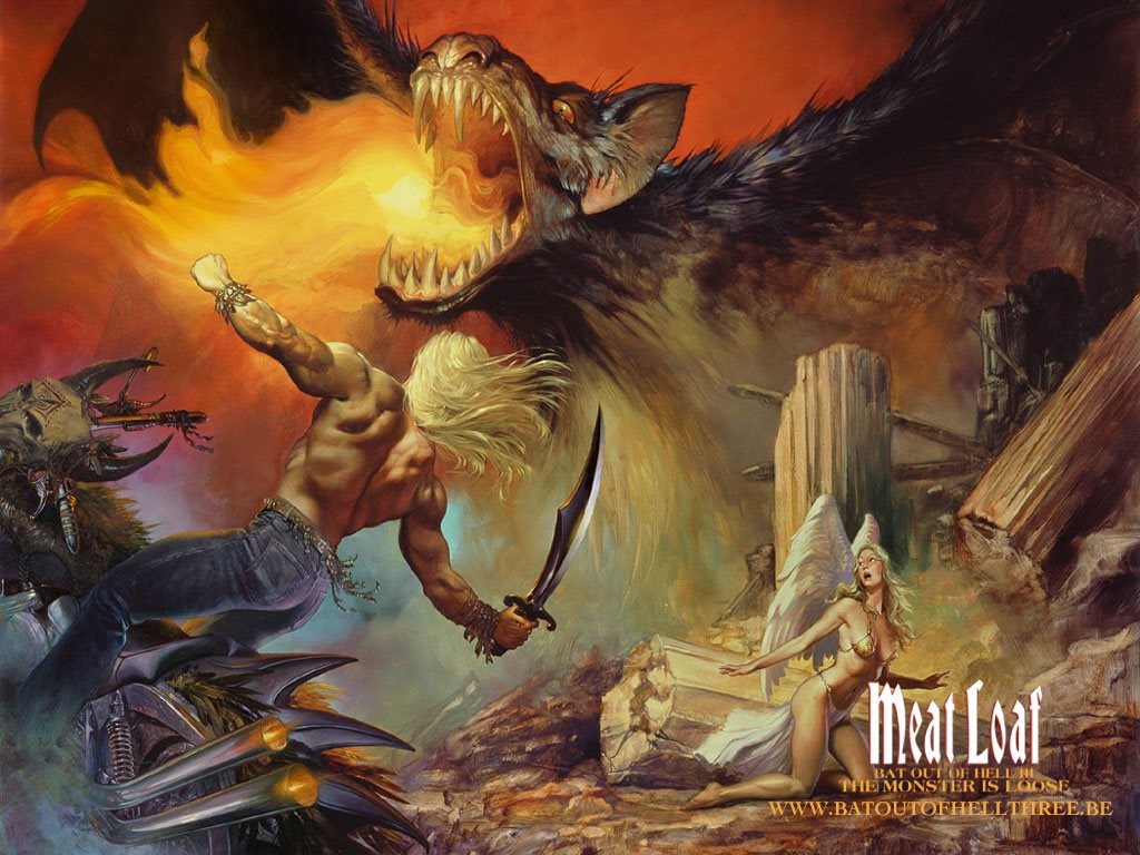 Meat Loaf Bat Out Of Hell 3 - HD Wallpaper 