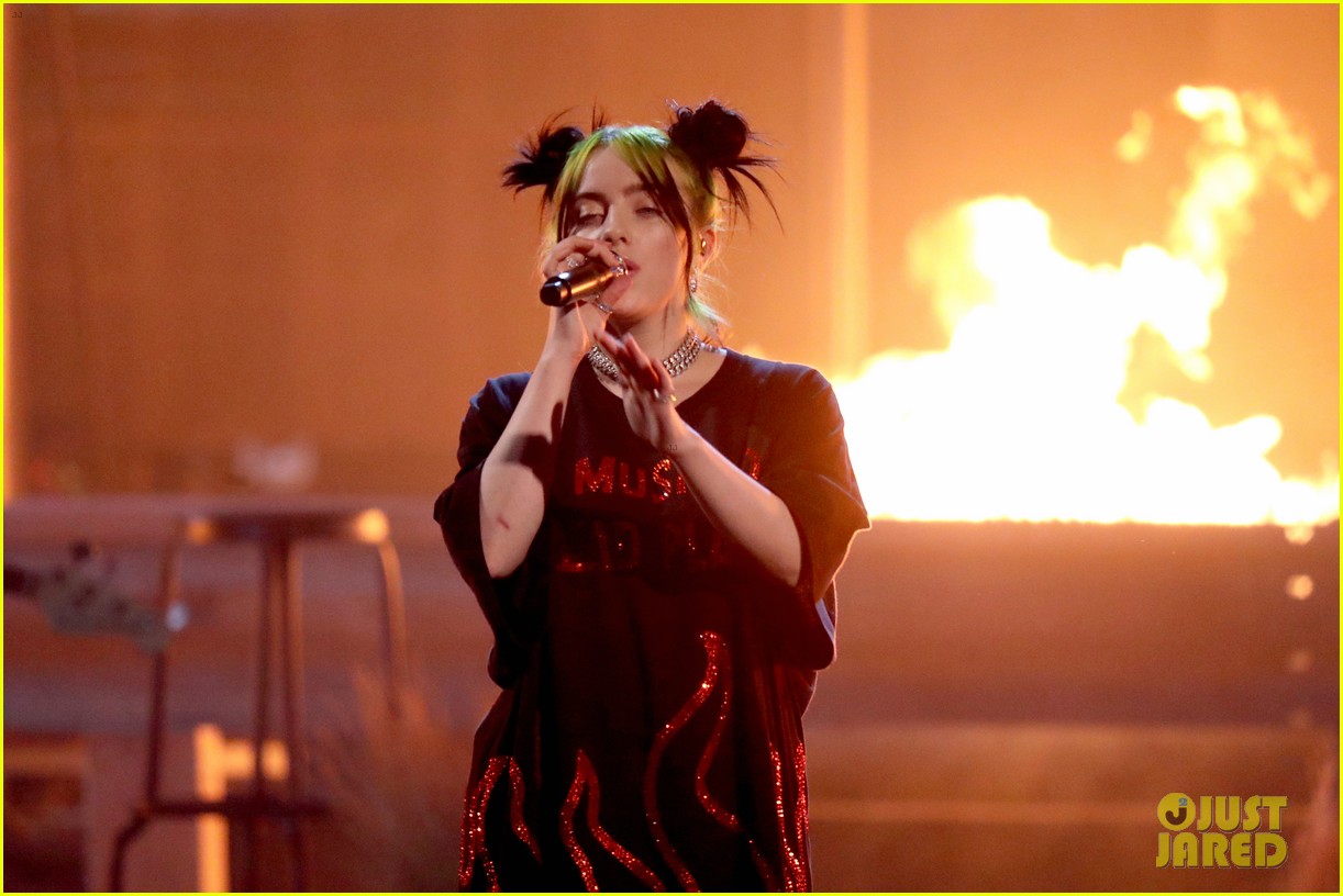 Billie Eilish Amas Performance - Billie Eilish Amas 2019 - HD Wallpaper 