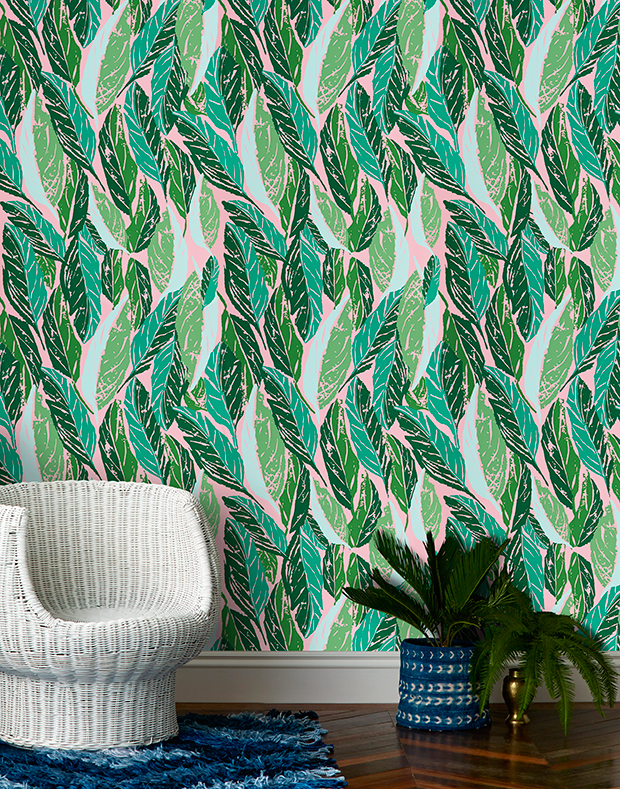 Justina Blakeney X Hygge & West Wallpaper Is Here - Jungalow - HD Wallpaper 