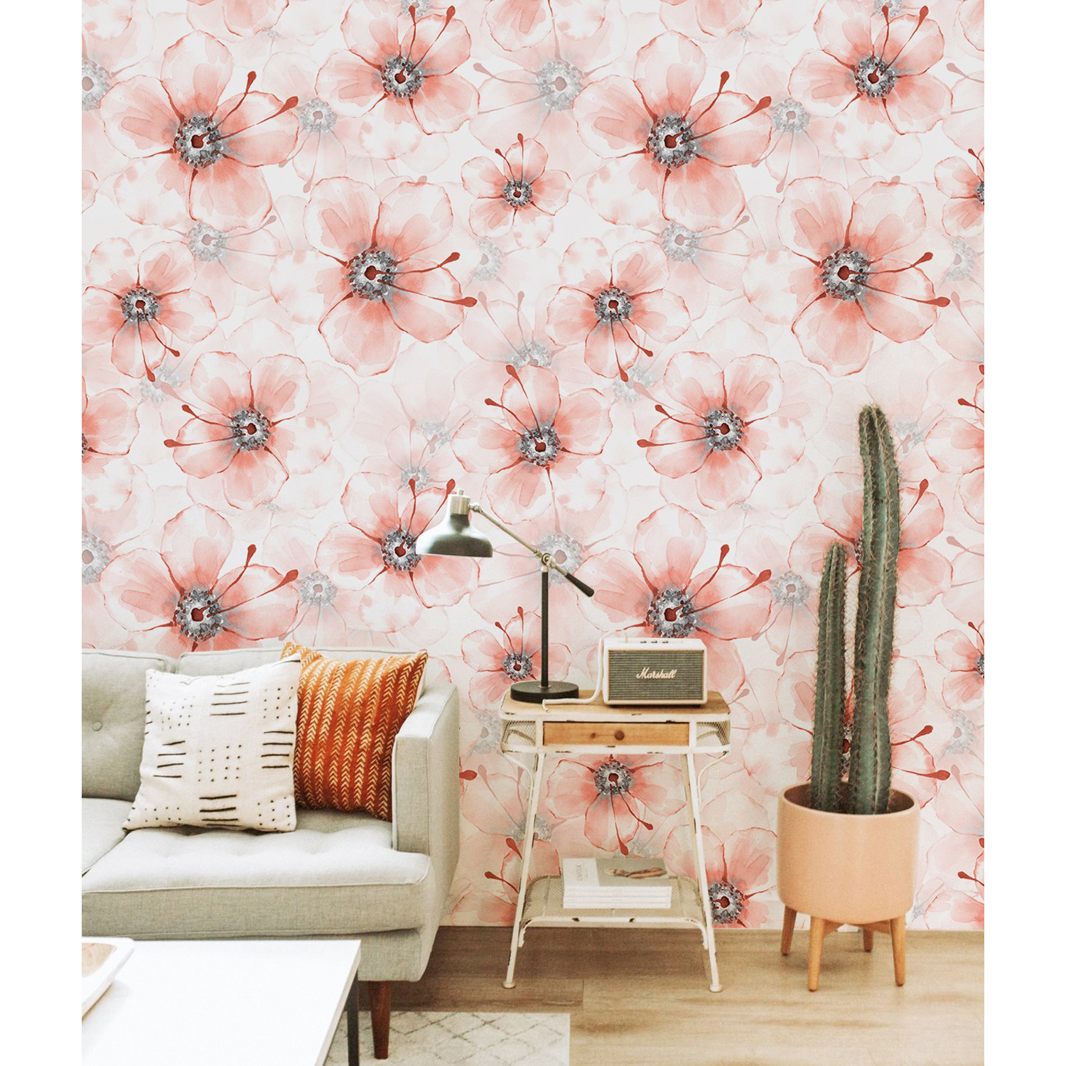 Cactus Living Room Decor - HD Wallpaper 
