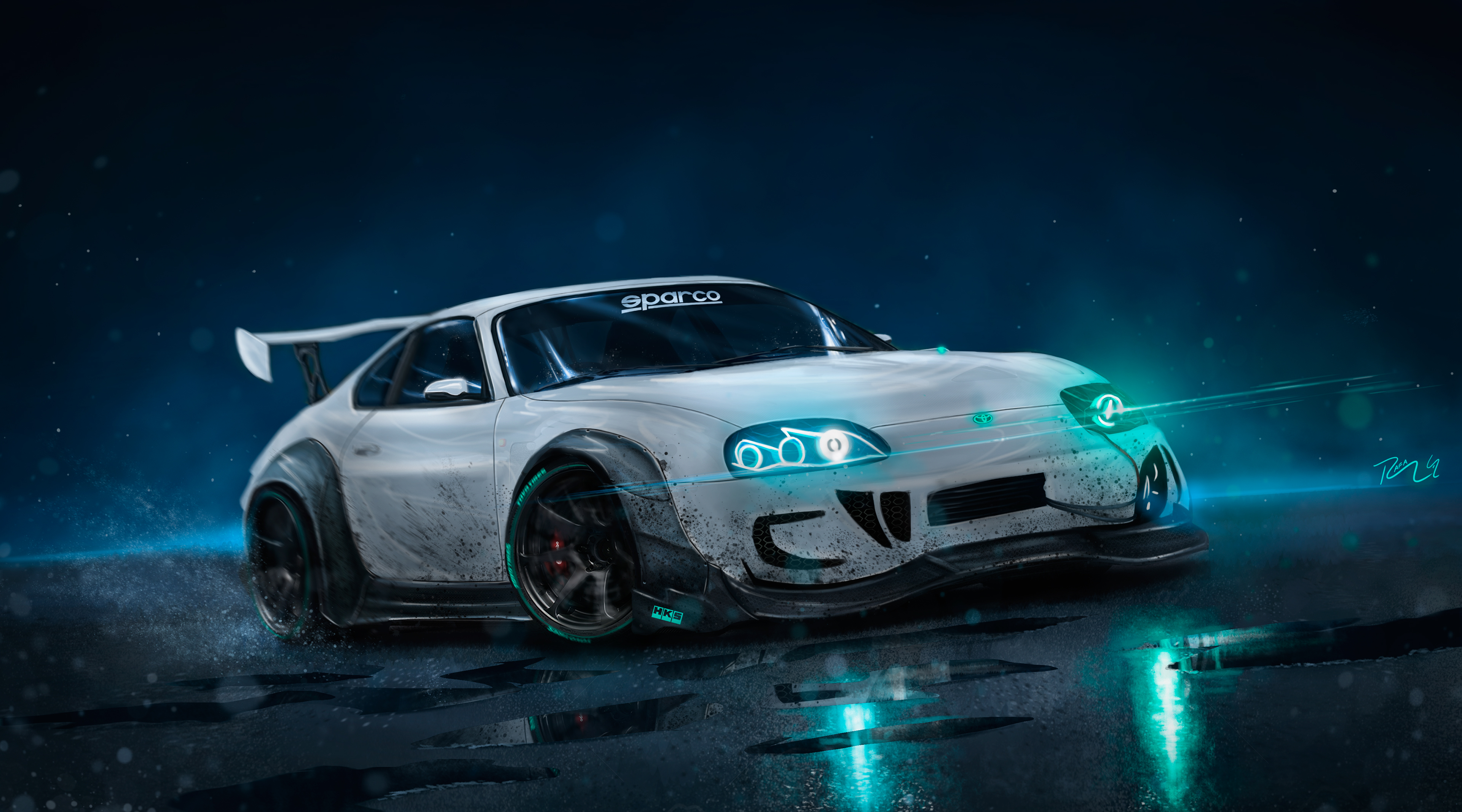 Toyota Supra Wallpaper 4k - HD Wallpaper 