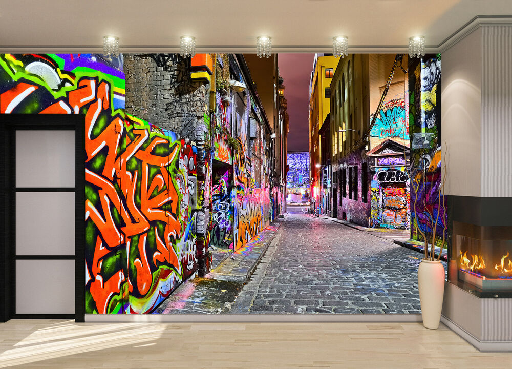 Graffiti Wallpaper Murals - HD Wallpaper 