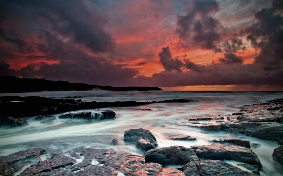 Ireland, West Coast, The Atlantic Ocean, Beach, Stones, - HD Wallpaper 
