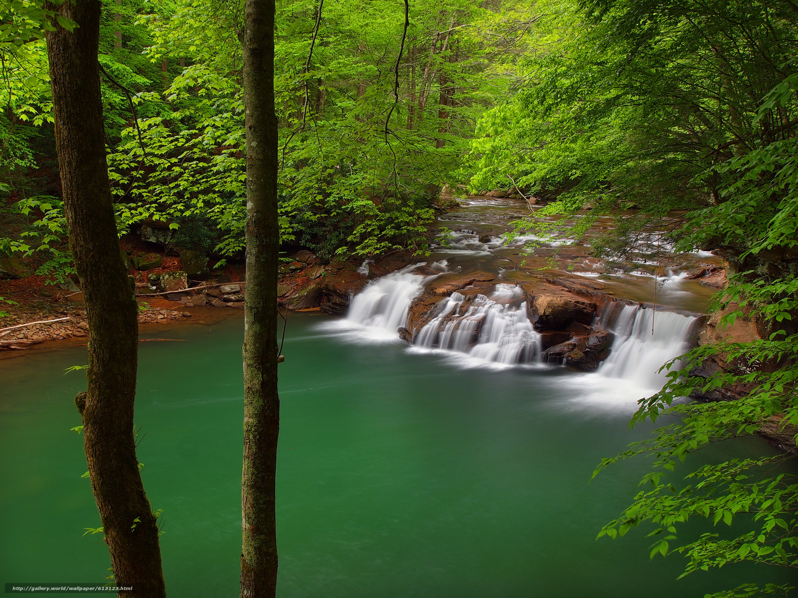 Download Wallpaper Lower Glade Creek Falls, New River - Glade Creek New River Gorge - HD Wallpaper 