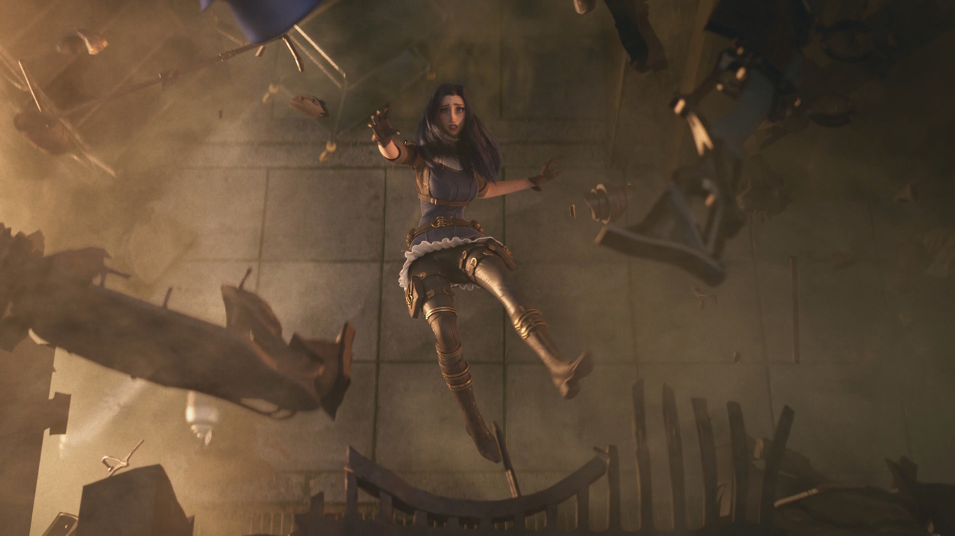 League Of Legends Caitlyn Cinematic 1366x768 Wallpaper Teahub Io