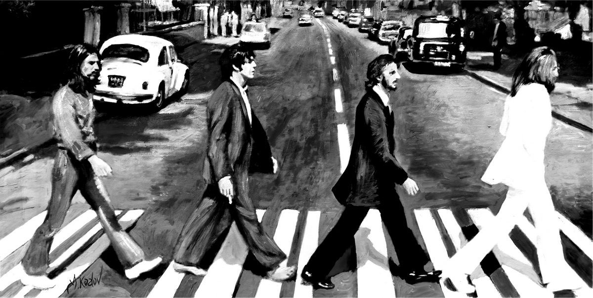 Beatles Abbey Road Artwork - HD Wallpaper 