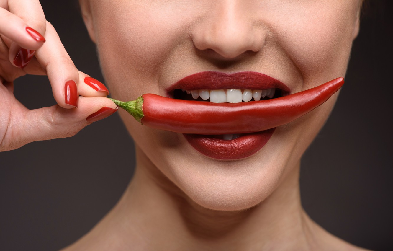 Photo Wallpaper Woman, Lips, Chili Pepper, Spicy Aji - Woman Spicy - 1332x850 Wallpaper Photo Wallpaper Woman, Lips, Chili Pepper, Spicy Aji - Woman Spicy - 1332x850 Wallpaper