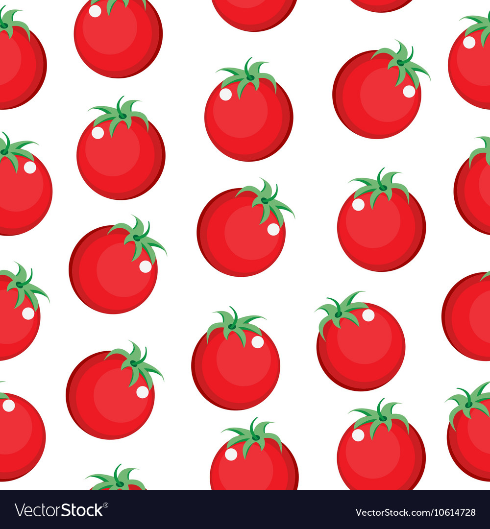 Tomato Pattern Background - HD Wallpaper 