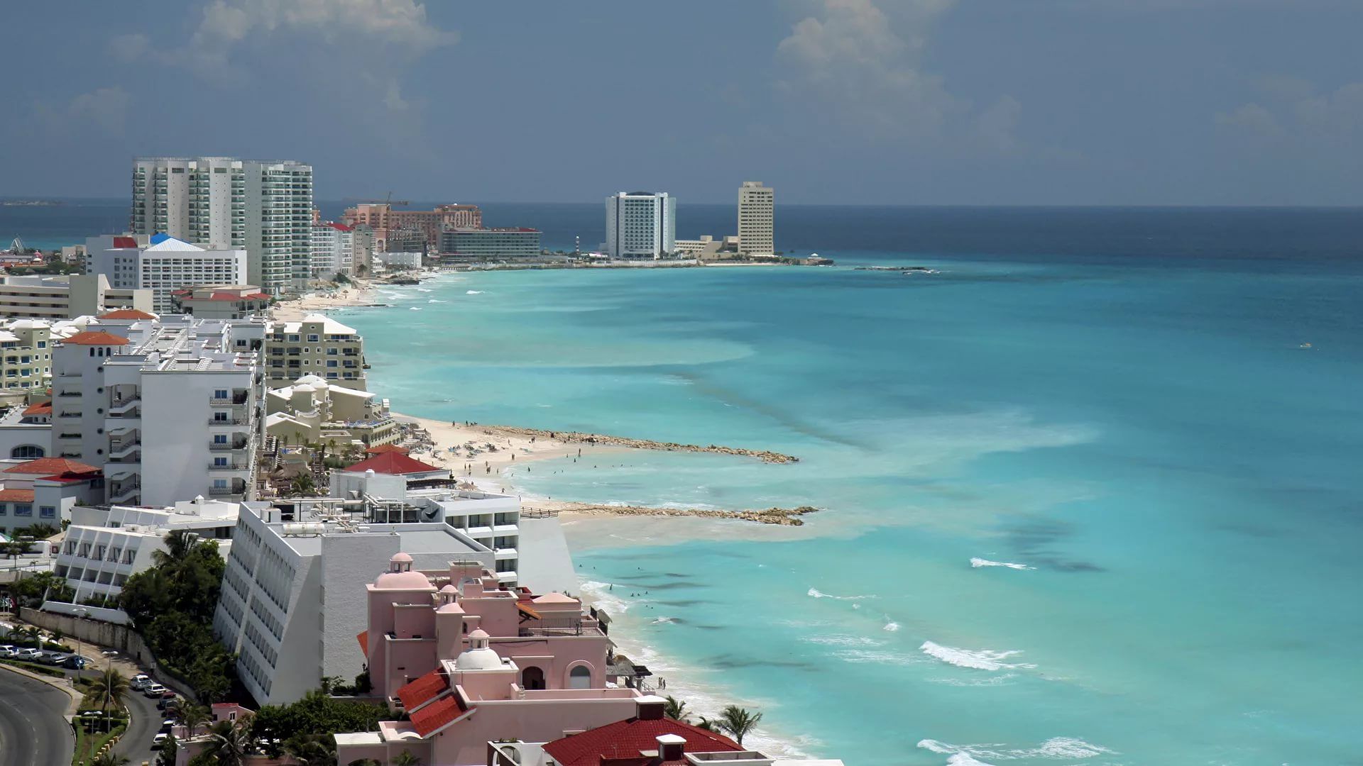 Cancun Mexico Pc Wallpaper - Planet Hollywood Beach Resort Cancun - HD Wallpaper 